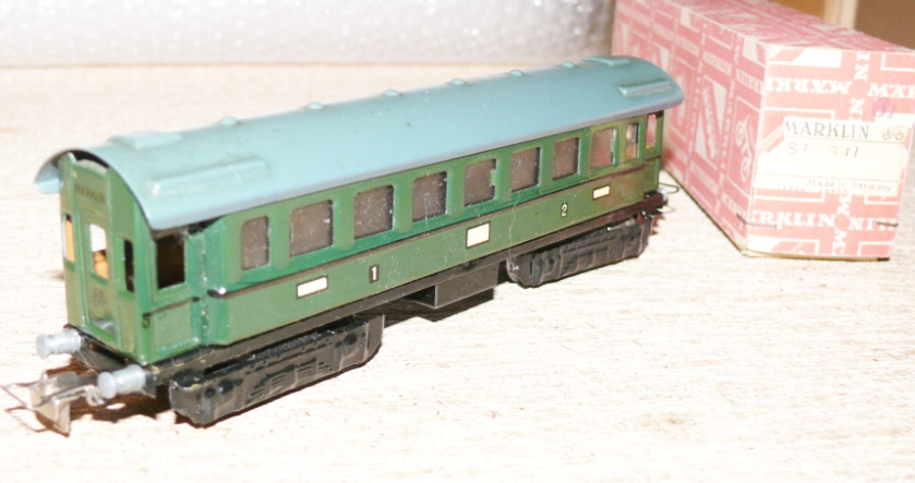 B18 Märklin 341 D Zugwagen 1./2. Klasse Blech OVP