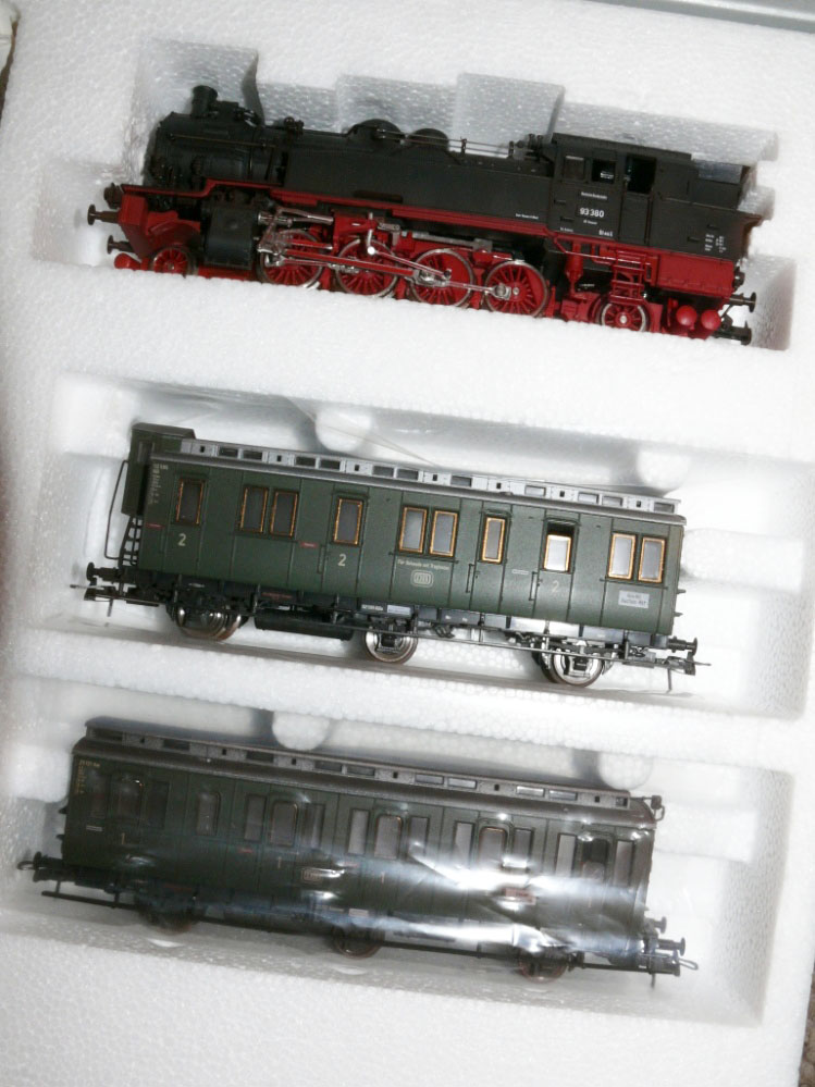 S8 Roco 4122 E FHS Set Oldtimerzug patiniert BR 93 380